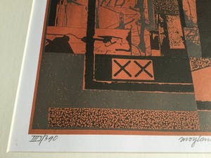 Christiaan Paul Damste - Moyland & Muur | 2 kleurenlitho's - ingelijst kopen? Bied vanaf 49!