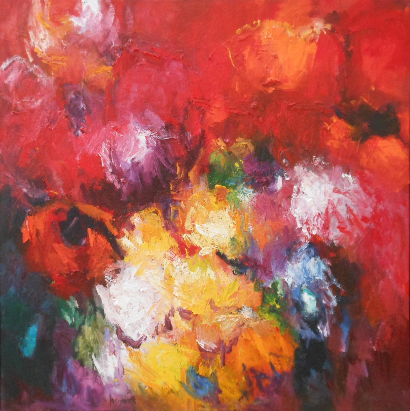 Harrie Sijbers - Bloementuin verkocht voor € 500!