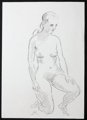 Jan Sluijters (jr.) - Tekening, Naakt kopen? Bied vanaf 10!