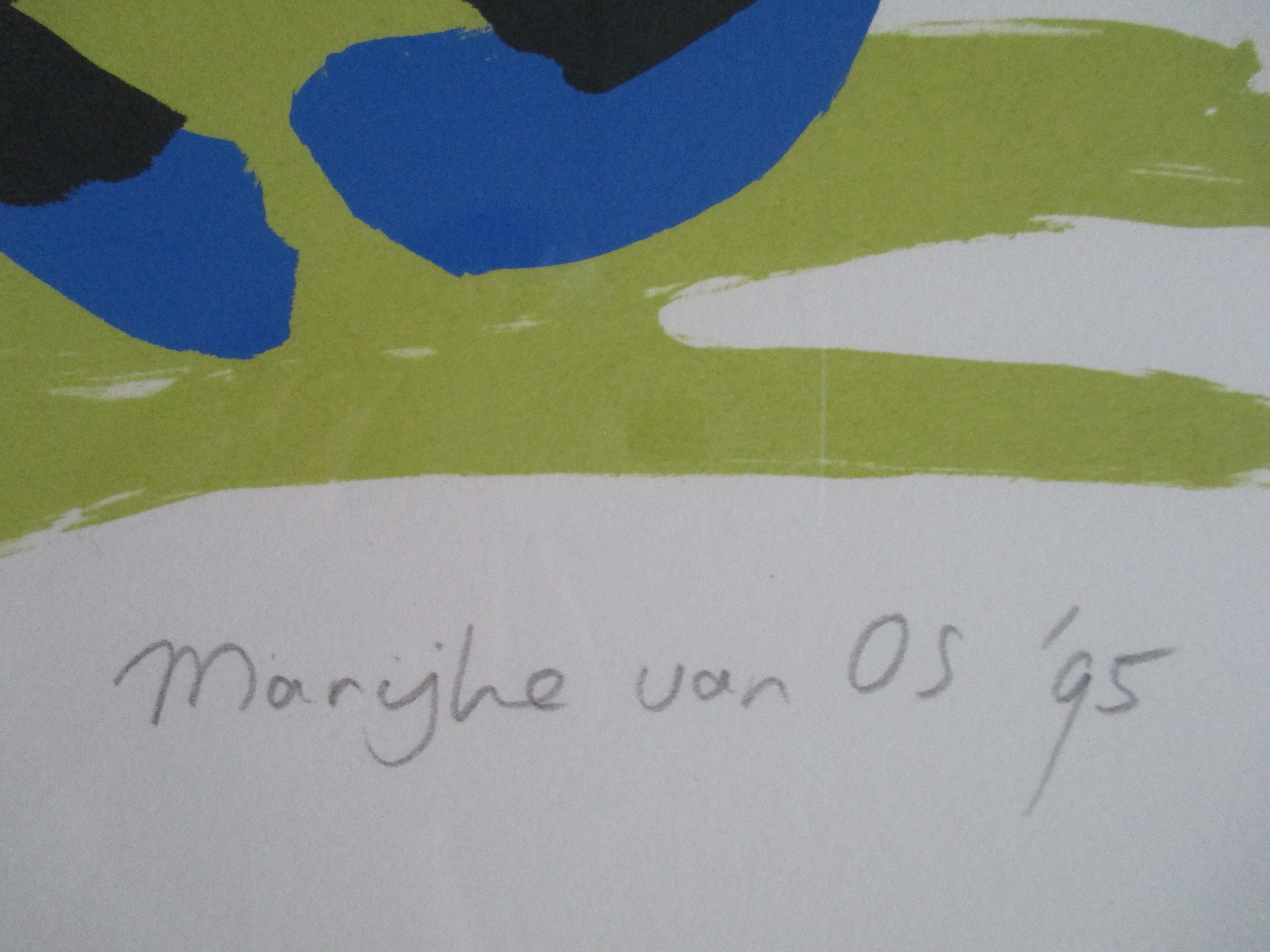 Marijke van Os - Grote ingelijste zeefdruk "Psyche" kopen? Bied vanaf 60!