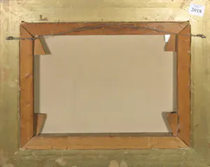 Niet of onleesbaar gesigneerd - Olieverf op doek, Stilleven met bloemen en peer - Ingelijst kopen? Bied vanaf 1!