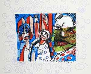 Herman Brood - Zeefdruk, Singer - Ingelijst kopen? Bied vanaf 250!