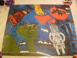 Corneille - laatste kans -zeer mooie zeefdruk in kleine oplage 47/50 verkocht voor € 230!