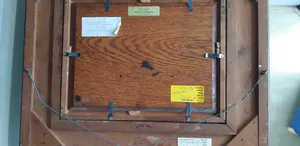 Cornelis Koppenol - Boereninterieur van boerenstal, koeien met kippen. kopen? Bied vanaf 400!