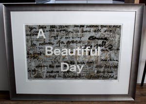 Ruud de Wild - ingelijste grote zeefdruk: A beautiful day (keurige lijst) kopen? Bied vanaf 650!