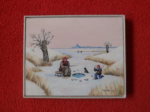 Denny Jacobs - vissen en schaatsen in de winter. kopen? Bied vanaf 49!