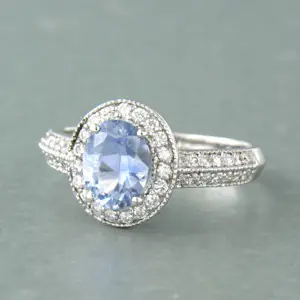 14k wit gouden ring met een kwarts en briljant geslepen diamant tot. 0.42ct kopen? Bied vanaf 650!