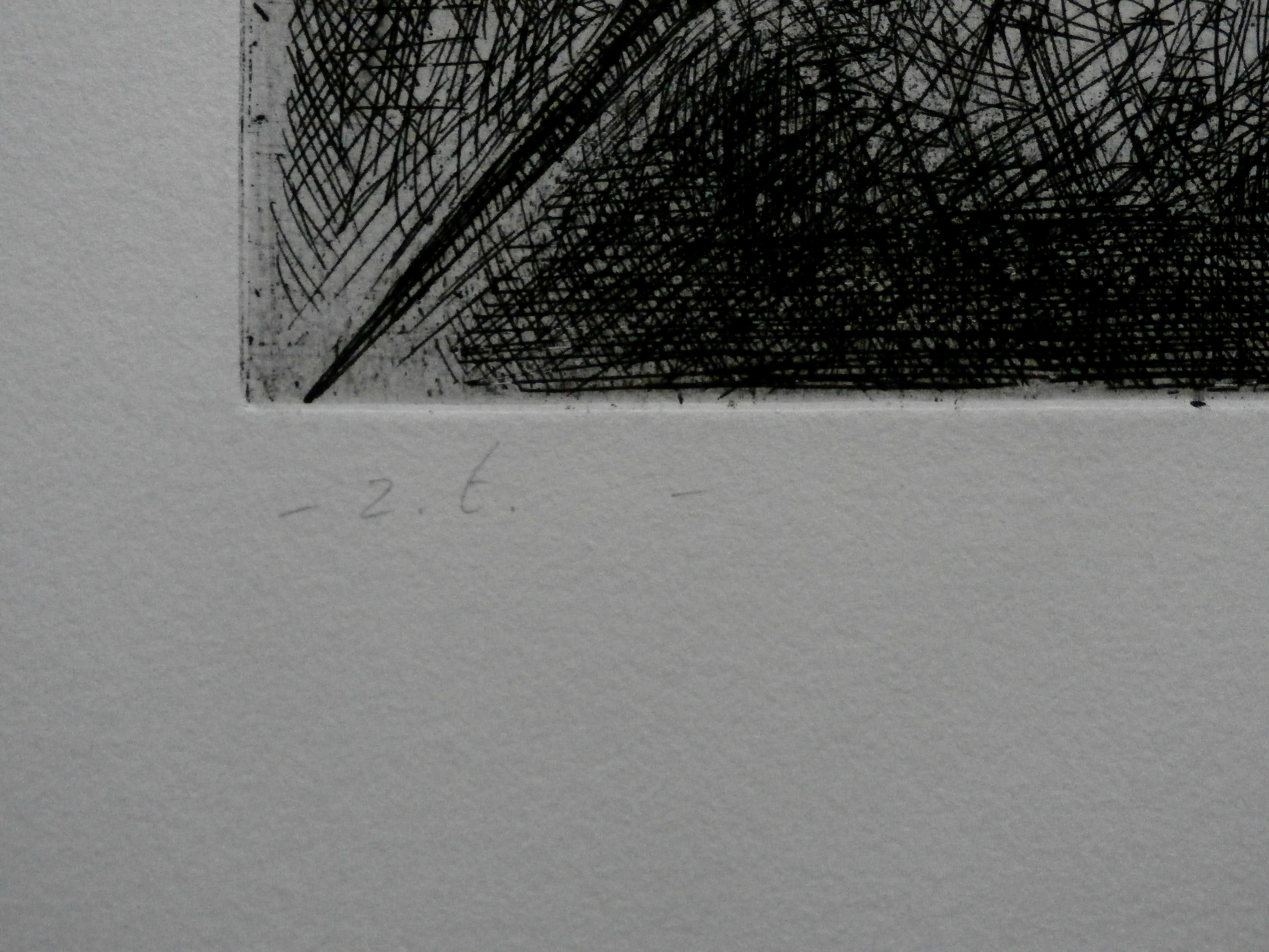 Kees Spermon - ets: zonder titel - 1982 kopen? Bied vanaf 45!