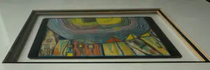 Friedensreich Hundertwasser - offsetprint met prägedruk | 'Sonnenuntergang 603A | 1966 kopen? Bied vanaf 20!
