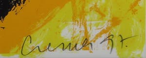 Jan Cremer - Zeefdruk, Blue Mountain - Ingelijst (Groot) kopen? Bied vanaf 350!