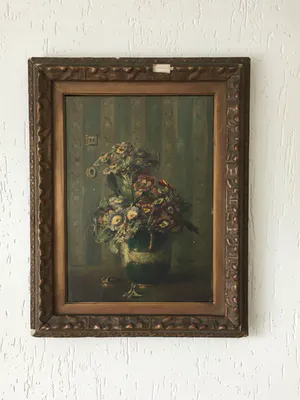 Buy Sara Hense - Bloemen in vaas? Bid from 75!