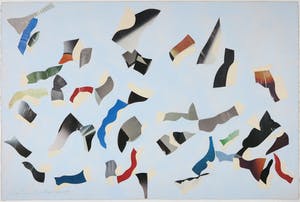 Henri Plaat - Collage, Zonder titel - Ingelijst (Groot) kopen? Bied vanaf 1!