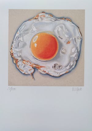 Niet of onleesbaar gesigneerd - "Fried Eggs" (diptych) kopen? Bied vanaf 1!
