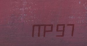 Niet of onleesbaar gesigneerd - Acryl op doek, Zonder titel - Ingelijst kopen? Bied vanaf 1!