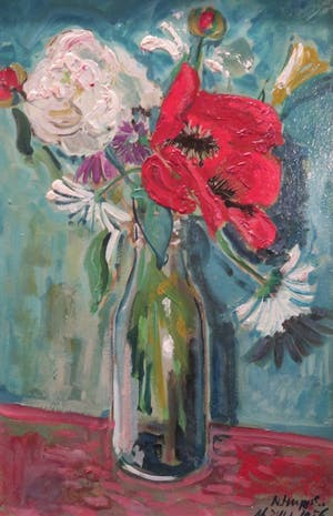 Nico Huppes - Bloemstilleven kopen? Bied vanaf 120!