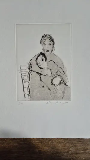 Constant - Moeder en kind - 10 handgesigneerde exemplaren kopen? Bied vanaf 195!