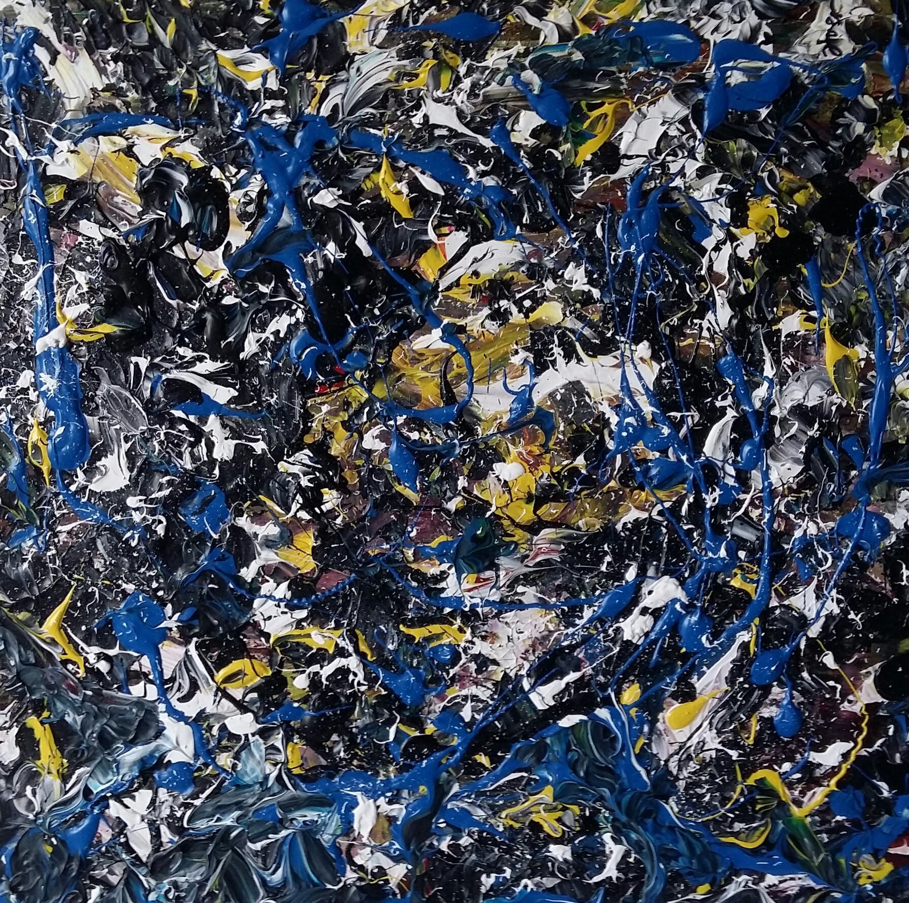 Joost Erftemeijer - Joer Abstract Blue verkocht voor € 75!
