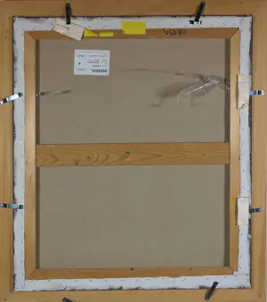 Ahmad Baldin - Olieverf op doek, Zonder titel - Ingelijst kopen? Bied vanaf 250!