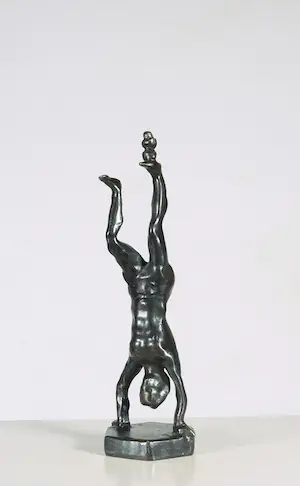 Nicolas Dings - Bronzen beeld, Balans kopen? Bied vanaf 160!