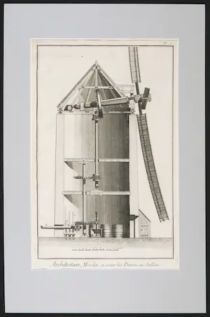 Benoît Louis Prévost - Lot van zes gravures over bouwen kopen? Bied vanaf 1!