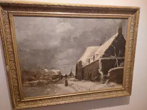 Niet of onleesbaar gesigneerd - Winterlandschap kopen? Bied vanaf 1!