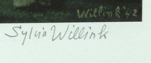 Carel Willink - Litho, Surrealistisch landschap - Ingelijst kopen? Bied vanaf 200!