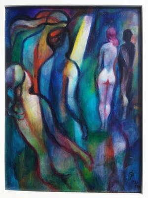 Simon Admiraal - Figuren. Naakt. Titel Simultane kopen? Bied vanaf 175!