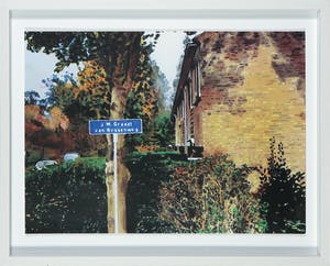 Rob Scholte - Zeefdruk, J.M. Graadt van Roggenweg uit serie Bergense School, 13 dorpsgezichten - Ingelijst kopen? Bied vanaf 1!