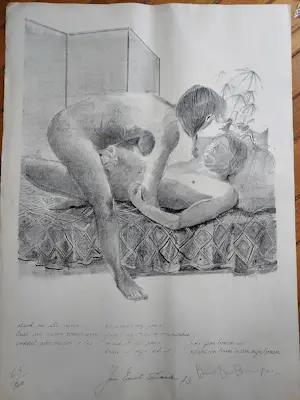 Dees De Bruyne - erotische tekening / naakt kaufen? Bieten Sie von 75!