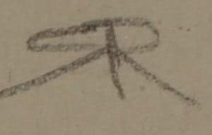 Jan Sluijters (jr.) - Tekening, Staand naakt - Ingelijst kopen? Bied vanaf 40!