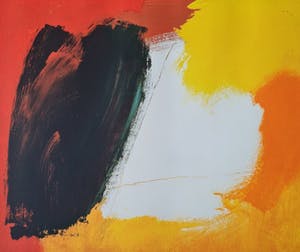 Eugene Brands - Abstracte compositie - 1000 ex. kopen? Bied vanaf 1!