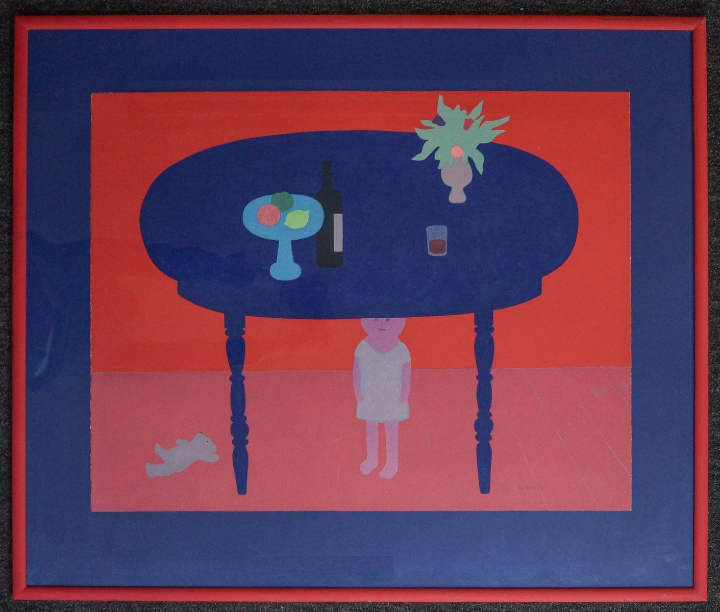 Jan Roede - Onder de blauwe tafel verkocht voor € 225!