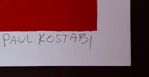 Paul Indrek Kostabi - “Sprkl Italy". Handgesigneerd. Nr. 84/100. kopen? Bied vanaf 49!