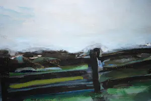 Rob Aussen - Hollands landschap met een vaart - groot en ingelijst kopen? Bied vanaf 75!