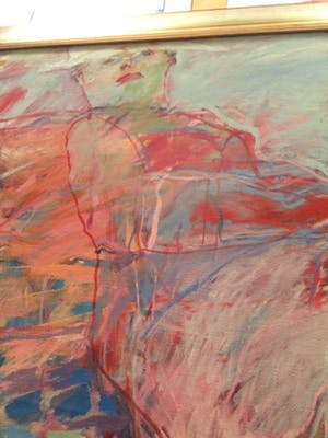 Karin Campfens - moeder in luie fauteuil op balcon kopen? Bied vanaf 880!