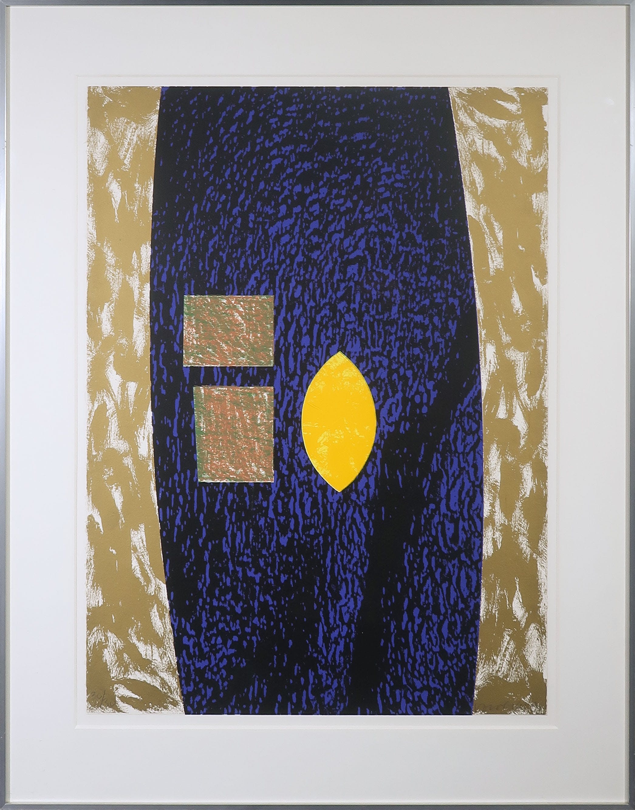 Jelis van Dolderen - Zeefdruk, Zonder titel - Ingelijst kopen? Bied vanaf 35!