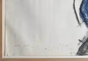 Ger Lataster - gemengde techniek op papier | 'Zonder titel' | 1986 (INGELIJST) kopen? Bied vanaf 750!