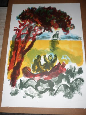 Jan Sierhuis - Litho, zonder titel kopen? Bied vanaf 50!