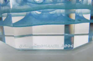 Jan Stohanzl - Helder optisch glas met ingesloten luchtbelletjes kopen? Bied vanaf 185!