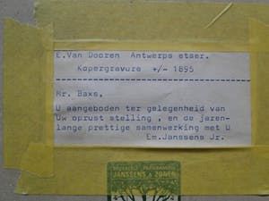 Edmond Van Dooren - Prachtige ets handgesigneerd kopen? Bied vanaf 1!