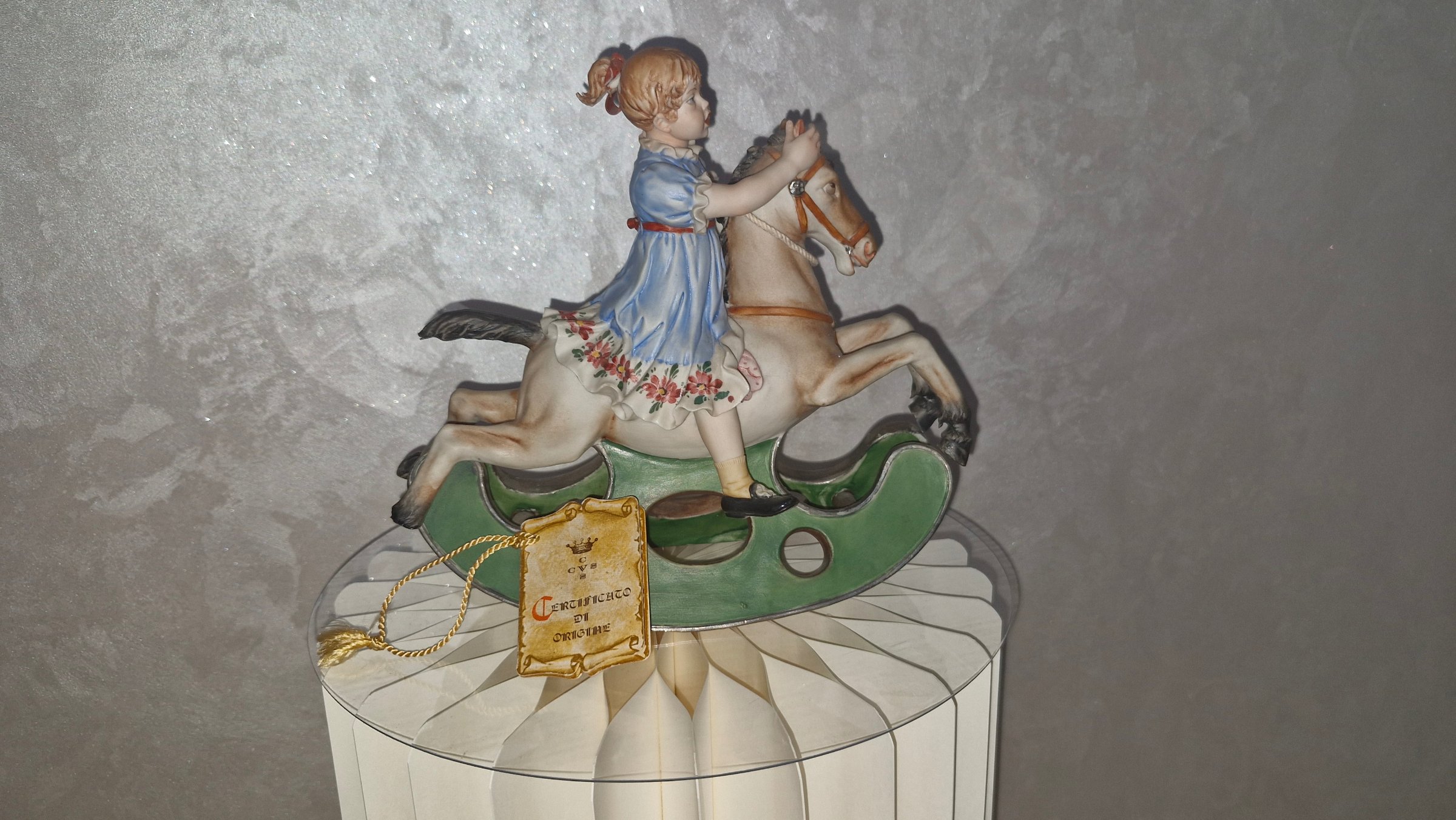 AcheterReal Fabbrica Capodimonte - Zeldzaamheid Bimba su Cavallo a Dondolo" Meisje op hobbelpaard Sandro Maggioni? Enchérissez de 75!