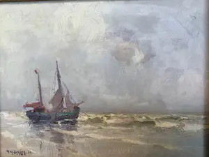 Henk Dekker - 2 Marines - pendanten kopen? Bied vanaf 460!