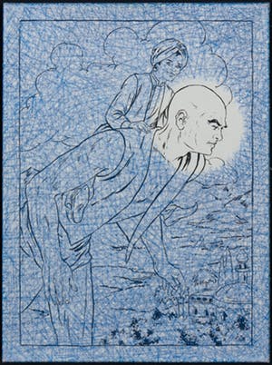 Brigitte Engel - Acryl op doek, Duizend-en-een-nacht kopen? Bied vanaf 1!