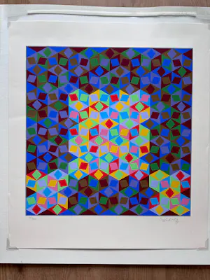 Victor Vasarely - Photon 1988 kopen? Bied vanaf 390!