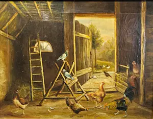 Wilhelmus Albertus Lammers - Stalinterieur met Pluimvee kopen? Bied vanaf 400!