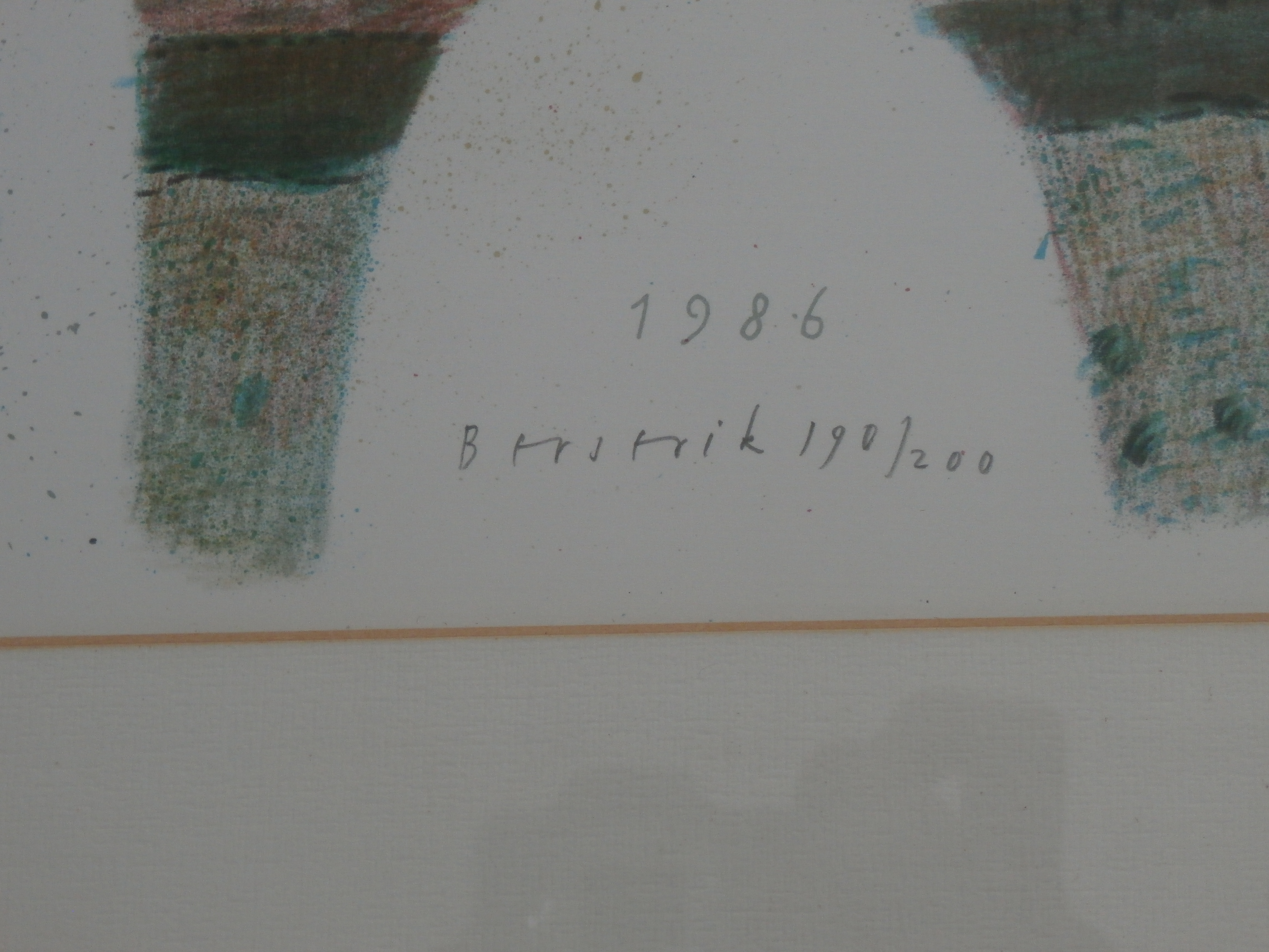 Herman Berserik - ingelijste litho: moskee te Tunis - 1986 kopen? Bied vanaf 75!