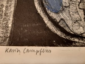 Karin Campfens - Ets: Vrouw en Phoenix kopen? Bied vanaf 20!