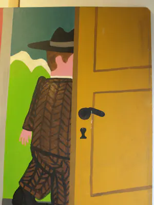 George Degenhart - Acrylverf op board , Welkom – 135 x 125 cm. – 1971 kopen? Bied vanaf 100!