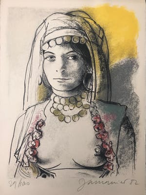 Jan Vanriet - Meerkleurige litho - 29/100 - 1982 - Gesigneerd kopen? Bied vanaf 35!