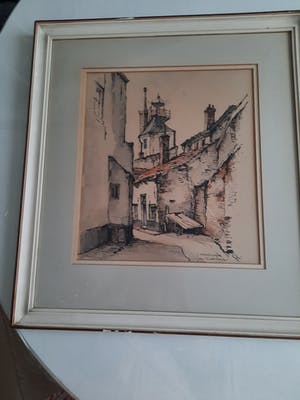 Jan Korthals - schilderij harderwijk kopen? Bied vanaf 80!